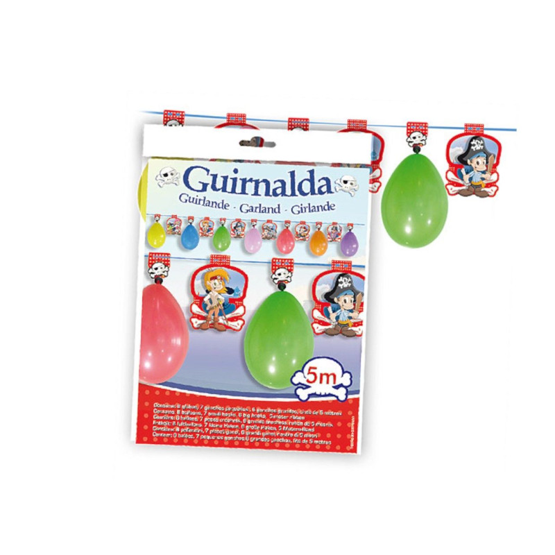 Guirnalda globos piratas (5 mts.)