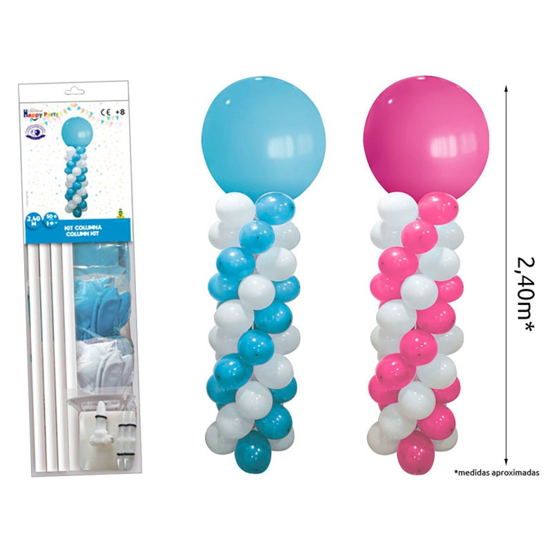 Kit columna con globos (2,40 mts.)