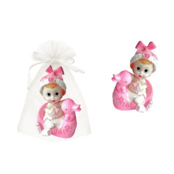 Figura bebé patito + bolsa de tul (8944)*