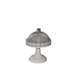 Expositor con tapa cristal 1 base (32 cm.)