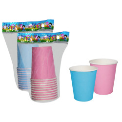 Vasos de cartón 8,5 cm. (10 uds.)