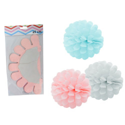 Farolillo bola de papel (25 cm.)