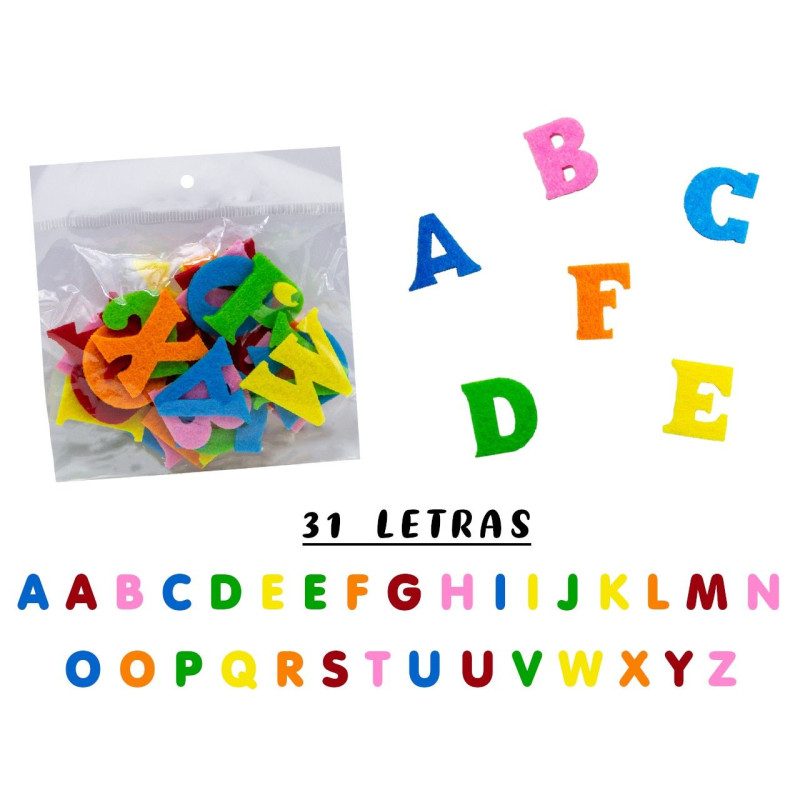 Bolsa con letras (Alto: 3 cm.)