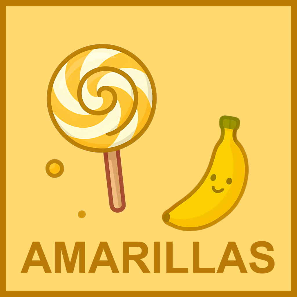 golosinas amarillas