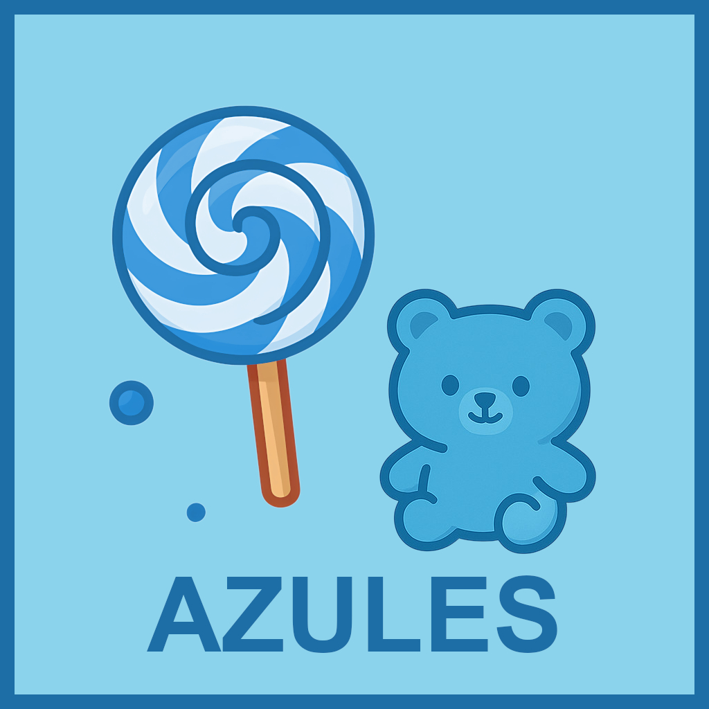 golosinas azules