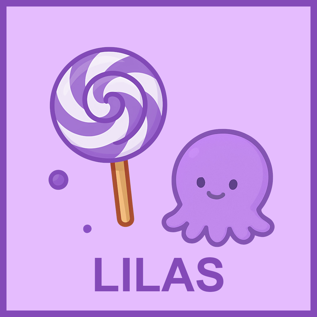 golosinas lilas
