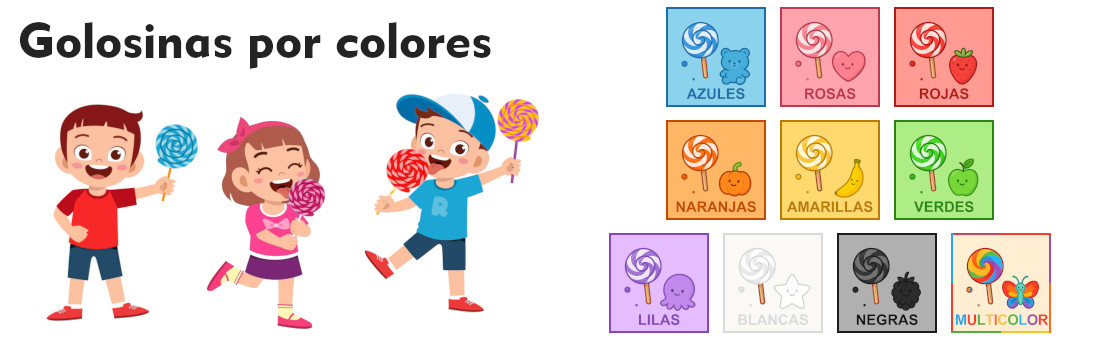 Golosinas por colores